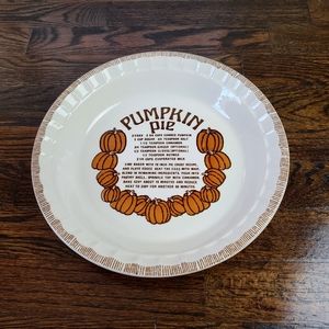 Vintage Royal China Pumpkin Pie Pan